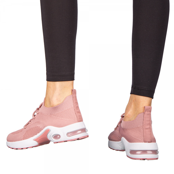 Fepa textil anyagból készült rózsaszín női sportcipő, 5 - Kalapod.hu